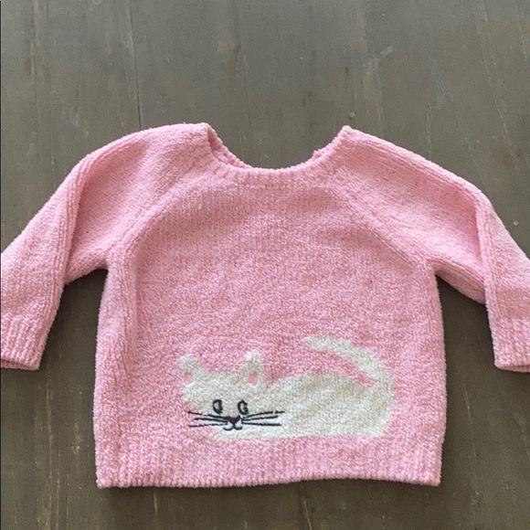 HANNA ANDERSSON light pink chenille sweater